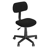 GreenForest Computer Typist Chair Seat Office Operator Rest Back Study Desk Chairs Black (Office Product)