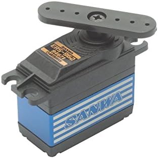 Unbekannt SANWA 107 A54081 A – ERS 962 Digital HV Servo 25.3 kg/cm 0.07 S 40 Degrees at 7.4 Volts, Multicolored Waterproof Bag