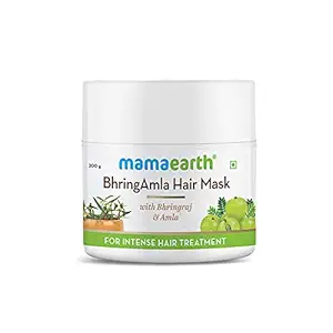 Mamaearth BhringAmla Hair Mask with Bhringraj and Amla for Intense Hair Treatment - 200 g