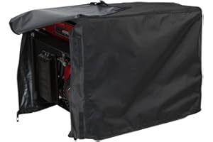 Tomotato Generator Abdeckung, wasserdichte Elektrische Generatorabdeckung Staubdichte Elektrische Generator Schutzabdeckung für Garten Terrasse im Freien(Schwarz)