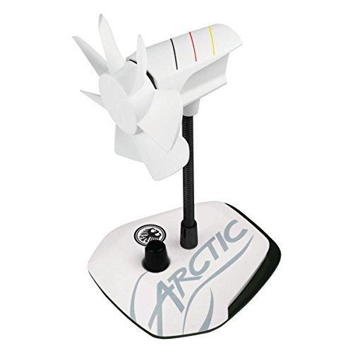 ARCTIC Breeze Deutschland – Länderedition – USB Tischventilator mit flexiblem Hals und einstellbarer Drehzahl – 800 – 1.800 U/min - 3