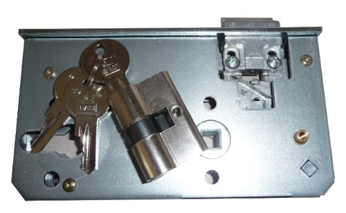 Schlosseinsatz mit Schließzylinder und 3 Schlüsseln / Passend zu unseren Toren