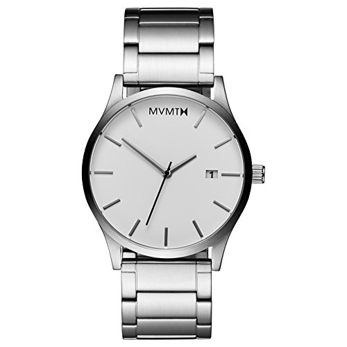 MVMT Herren Watch Uhr White/Silver gebrstetes Edelstahl Armband MC01WS MVMT Herren Watch Uhr White/Silver gebrstetes Edelstahl Armband MC01WS
