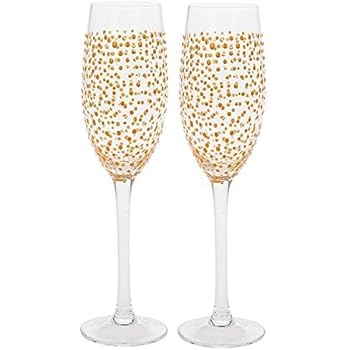 StonKraft - graviert versilbert pure messing premium becher champagner