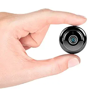 M S TECH Mini Full HD 960P Camera Professional Wireless WiFi Home IP/AP Camera Camcorder Monitor Night Vision Secret Security cam (Not Battery Operated, Black)