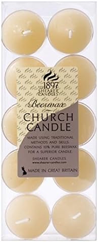 Shearer Candles Beeswax Tealights 10 per pack