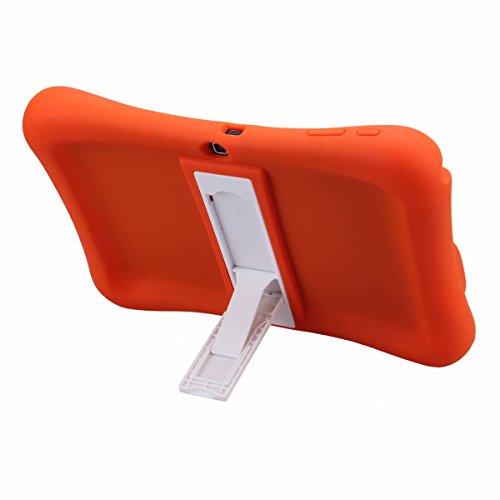 NEWSTYLE Samsung Galaxy Tab 4 10.1 Kinderfreundliche Silikon Hülle Schutzhülle Tasche Case für Samsung Tab 4 SM-T530/T531/T535 (10,1 Zoll) – Orange - 2