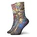 Produktbild ouyjian Magical Psychedelic Trippy Men Women Novelty Funny Crazy Crew Sock Printed Sport Athletic Socks 30cm Long Personalized Gift Socks