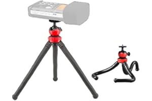 12'' Flexible Tripod Stand for Tascam Recorder DR-40 DR-05 DR-22WL DR-44WL DR-100MKIII - Acetaken