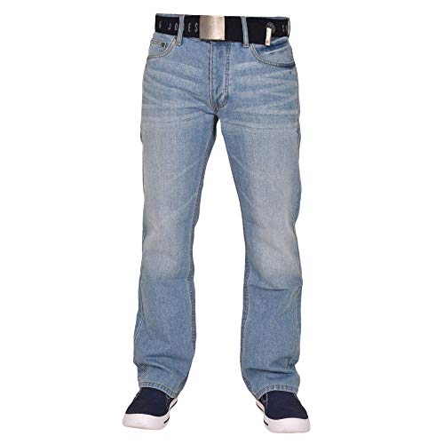 Smith and Jones - Vaquero - Pantalones Boot Cut - para Hombre Azul Lightwash 30W/32L