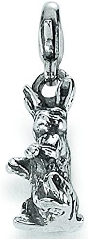 Hill Charm Tom 22.9706 Ladies Costume Jewellery Charms 925 Sterling Silver Rabbit