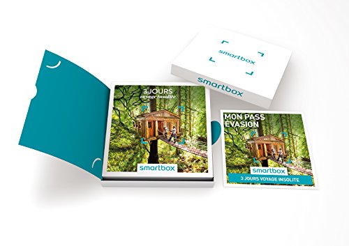 41kHta4Rm8L SMARTBOX - Coffret Cadeau - 3 JOURS - VOYAGE INSOLITE - 595 séjours : yourtes, roulottes, tipis, cabanes et maisons d’hôtes