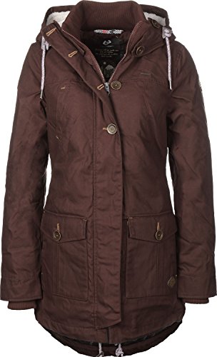 Damen Mantel ragwear Jane Coat  Größe S Braun - 4