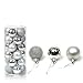 Produktbild Weihnachtskugeln, Plastik,Weihnachtskugel 24er Set 4cm Xmas Baumschmuck-Silber