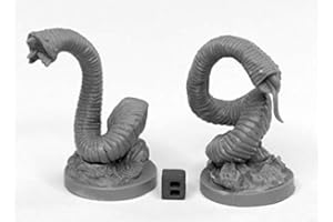 Pechetruite 2 x Giant Leeches - Reaper Bones Miniature zum Rollenspiel Kriegsspiel - 44031