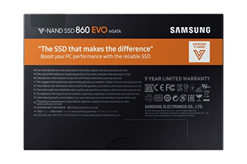 Samsung EVO m-SATA - Disco Estado Solido SSD  250 GB  550 Megabytes s  Color Negro