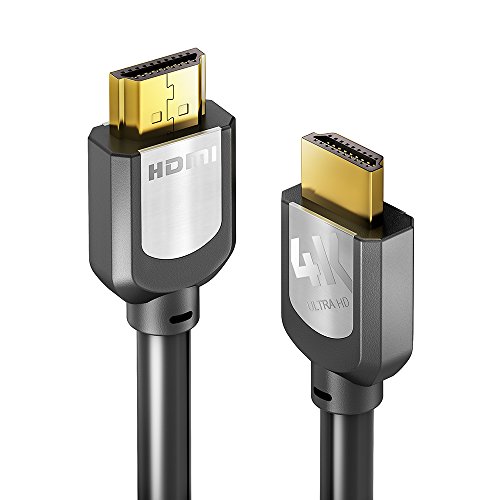 Sentivus 4K HDMI Kabel 2m (Ultra HD, 3D und ARC) auf HDMI 1.3, 1.4 und 2.0 kompatibel mit High Speed Ethernet und 3-fach Schirmung schwarz - 2