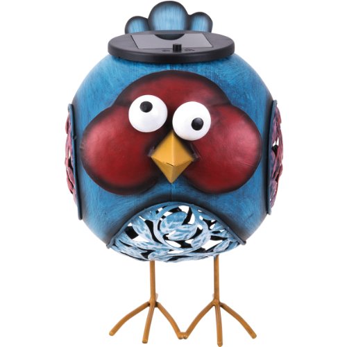 insatech LED Solarleuchte Metallfigur VOGEL mit 1 weißer LED - 5