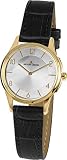 Jacques Lemans Damen Analog Quarz Uhr mit Leder Armband 1-1806P