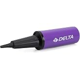 Delta 25cm Pilates Ball And Balloon Inflation Bidirectional Hand Pump