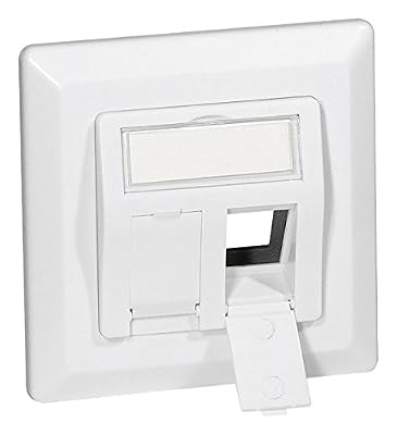 Equip Cadre encastrable pour deux prises Jack Keystone Cache inclus 80 x 80 (Import Allemagne)