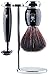 Muhle VIVO Black 3 Piece Double Edged Safety Razor Shaving Set with Synthetic Fibre Brush