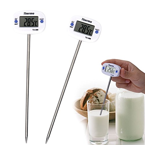 Digital Lebensmittelthermometer Kochthermometer Backthermometer - 4