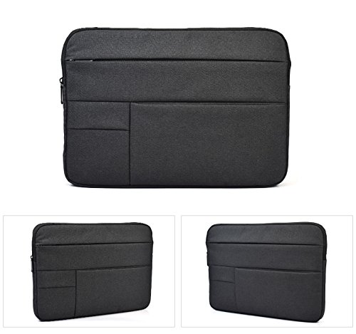 HiChange Laptop Sleeve Schutztasche für 13 13,3 Zoll 13 inches Apple MacBook Pro MacBook Air Lenovo Air Huawei matebook 13 13,3 Zoll 13 inches andere Tablets mit der gleichen Größe schwarz - 5