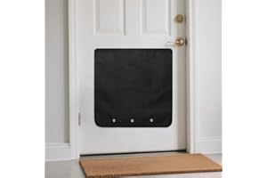 DOINEUFL 20 Inch Letter Box Catcher, Wall Mounted Waterproof Letterbox Cage & letter catcher for Post Boxes,Durable Letterboxes & Accessories, post catcher to Secure Letters & Parcels (Black)