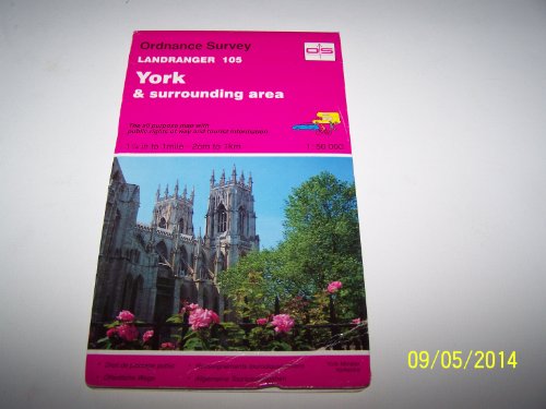 Landranger Map 105: York and Surrounding Area