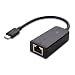 Cable Matters USB 3.1 Type C (USB-C & Thunderbolt 3 Port Compatible) to RJ45 Gigabit Ethernet LAN Network Adapter in Black … RS.2399.00