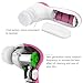 PIXNOR P2017 Waterproof Facial Cleansing Brush and Massager with 7 Brush Heads for Removing Blackhead, Exfoliating and Massaging (Classic Rosy)