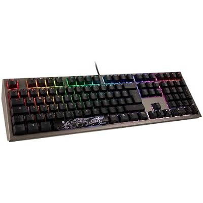 Ducky Clavier Ducky Shine 7 PBT, MX-Red, RGB LED - Gunmetal