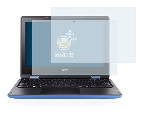 2x BROTECT Matte Displayschutzfolie für Acer Aspire R11 R3-131T-P81Z Schutzfolie Matt, Antireflex Folie - 2