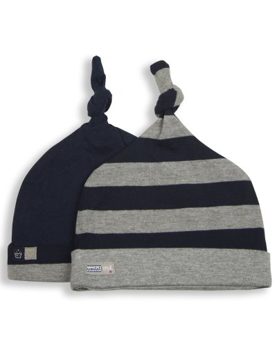 The Essential One - Pack of 2 Navy/Grey Hats EO28