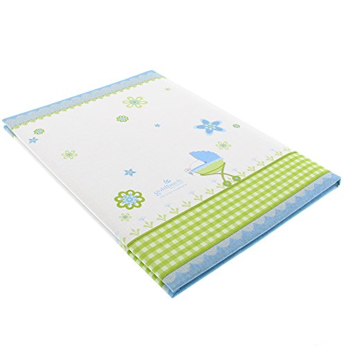 Goldbuch Babytagebuch Lovely blau 21x28cm, 44 illustrierte Seiten mit Pergamin, Leinen bedruckt, 11086 - 3