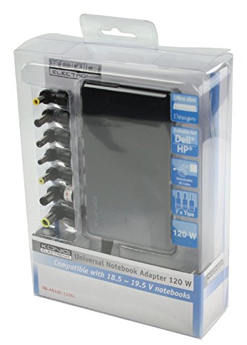 Preisvergleich Produktbild König NB-AD100-120SL universal ultraflach Notebook Netzteil (120 Watt)