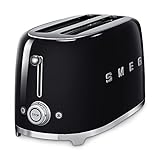 SMEG 50's Retro Style 2 Scheiben-Toaster TSF01 schwarz