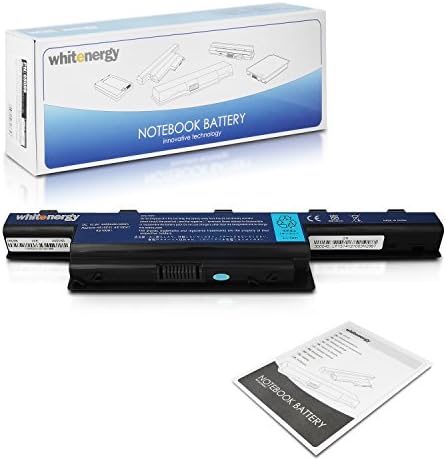 6 High Quality Cells 4400mAh 11.1V / 10.8V Whitenergy Laptop Battery Acer Aspire 4253 4551 4552 4738 4741 4750 4771 5251 5253 5336 5349 5551 5552 5560 5733 5733Z 5741 5742 5750 5750G 5755 7551 7552G 7560 7741 7741Z 7750 7750G Acer TravelMate 4740 4740G 5735 5735Z 5740 5740G Gateway NV55C NV53A NV59C
