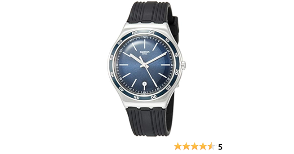 Buy Swatch Camarade YWS428 Silver Rubber Swiss Quartz Fashion Watch Online  at Low Prices in India - Amazon.in
