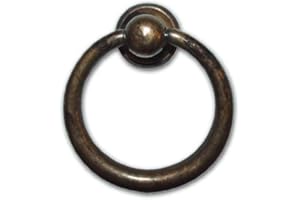 Maniglia Maniglietta per Mobili Ottone Antico Metal Style Handles 23x28 mm