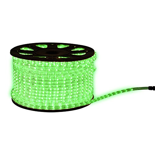 Preisvergleich Produktbild LED Lichterschlauch Lichtschlauch Beleuchtung 4m grün 4 meter + Zuleitung