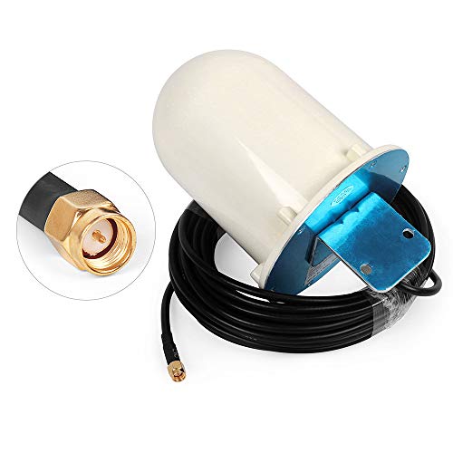 Proutone 3G WCDMA 800-2500MHz 8dbi Antena Exterior Conector SMA-macho Antena Omnidireccional con RG58 Cable de 10m Negro