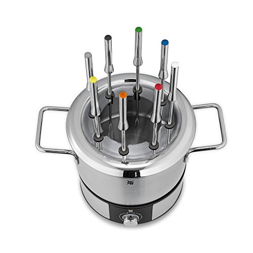 WMF LONO Fondue (1400 W, für bis zu 8 Personen, variable Temperatur) cromargan matt/silber - 2