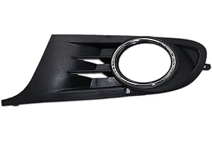 Asudaro Marco antiniebla delantero Cubierta antiniebla del parachoques delantero del coche Accesorios de rejilla de modificación de coche Compatible con Golf 6 MK6 2009-2013