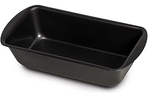 FORMEGOLOSE™, Stampo plumcake 21x10 cm, Acciaio con rivestimento antiaderente, Nero