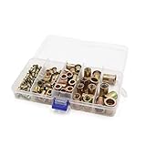 Tipo: Cabeza plana 115Pcs Tuerca Remachable de Cabeza Plana Inserción Roscado Set M3 M5 M6 M10 M12 Auto
