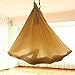 Produktbild LUCKME Yoga-Hängematten-Set, Aerial Silk Yoga Swing für Antigravity Yoga, Inversion Exercises, verbesserte Flexibilität Kernstärke-Montage Zubehör inklusive,P