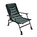 Produktbild Portable Outdoor Recliner Liegestuhl Mit Armlehne Fußstütze Für Schwere Menschen Camping Patio Travel Angeln Verstellbarer Sitzhocker, Blau, Oxford Tuch, 200kg