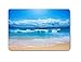 Produktbild Jkimiiscute Sommer Strand Shell Fußmatte Entrance Mat Fußmatte Teppich Innen Vorne Tür Badezimmer Matten Gummi Rutschfeste, Sienna, 23.6"x15.7",L x W